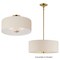Maxim Lighting Bongo 3-Light Pendant/Semi-Flush Mount, Natural Aged Brass 10014OMNAB - alternate 4